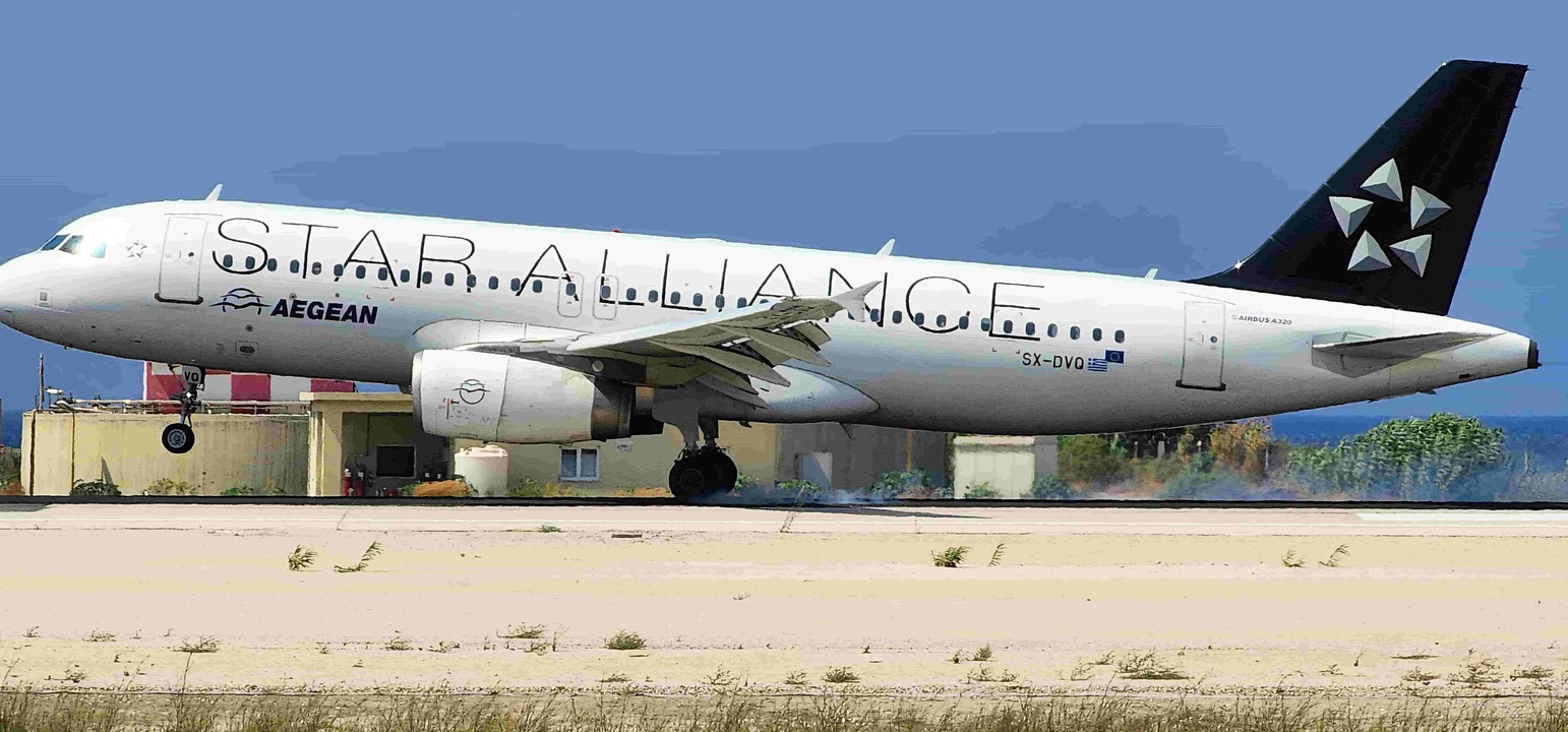 Aegean A320 Star Alliance Livery